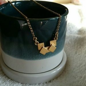 Madewell Squarestack Gold Necklace